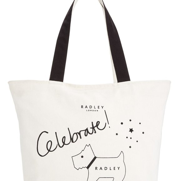 RADLEY LONDON Handbags - Radley London Celebrate Canvas Top Zip Tote